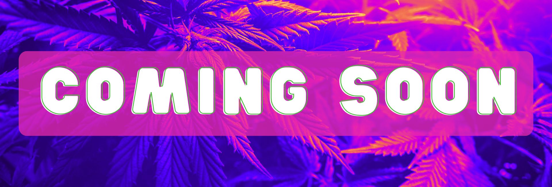 coming soon home page web banner